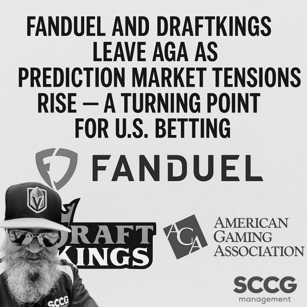 FanDuel And DraftKings Leave AGA As Prediction Market Tensions Rise — A Turning Point For U.S. Betting