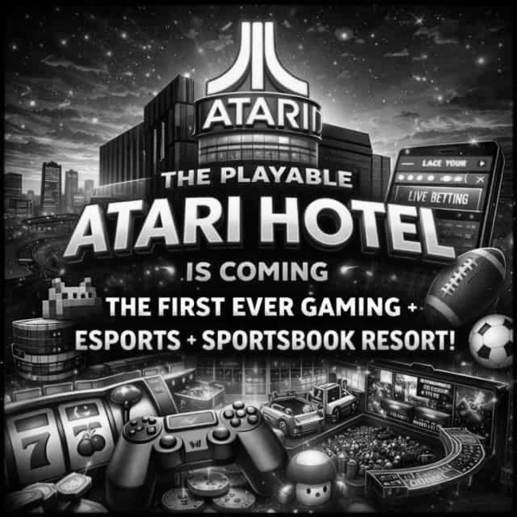 The Playable Atari Hotel Is Coming — The First Ever Gaming + Esports + Sportsbook Resort!