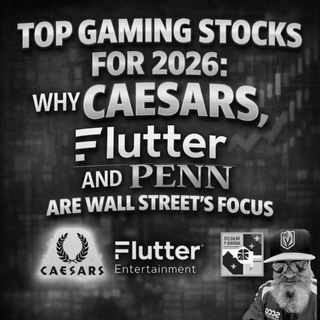 Top Gaming Stocks For 2026 - Why Caesars, Flutter, And PENN Are Wall Street’s Focus