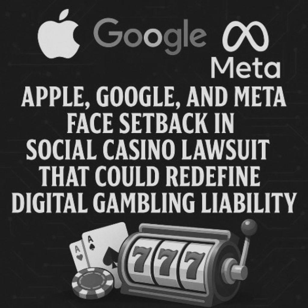 Why Apple, Google, And Meta Can't Shake Social Casino Lawsuit