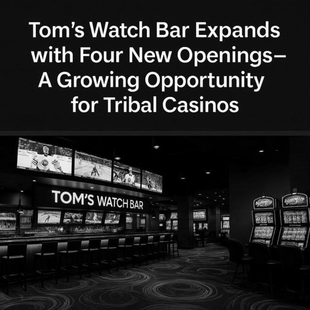 Tom’s Watch Bar Expands With Four New Openings — A Growing Opportunity For Tribal Casinos