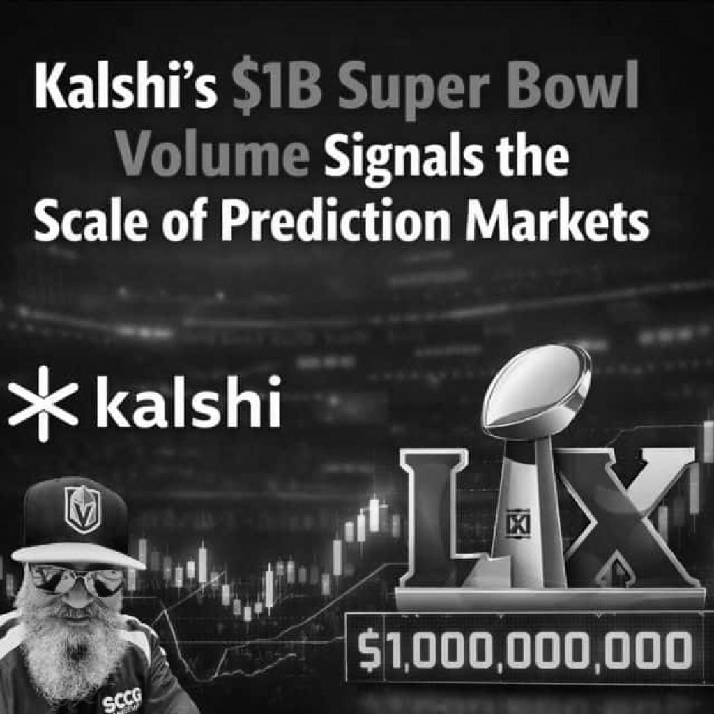 Kalshi’s $1B Super Bowl Volume Signals The Scale Of Prediction Markets