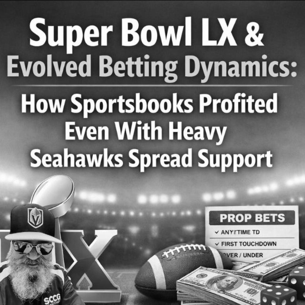 Super Bowl LX & Evolved Betting Dynamics - How Sportsbooks Profited Even With Heavy Seahawks Spread Support