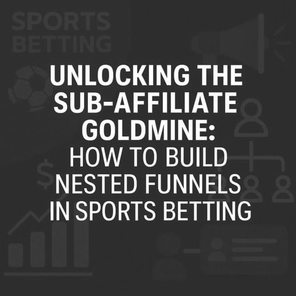 Unlocking The Sub-Affiliate Goldmine: How To Build Nested Funnels In Sports Betting