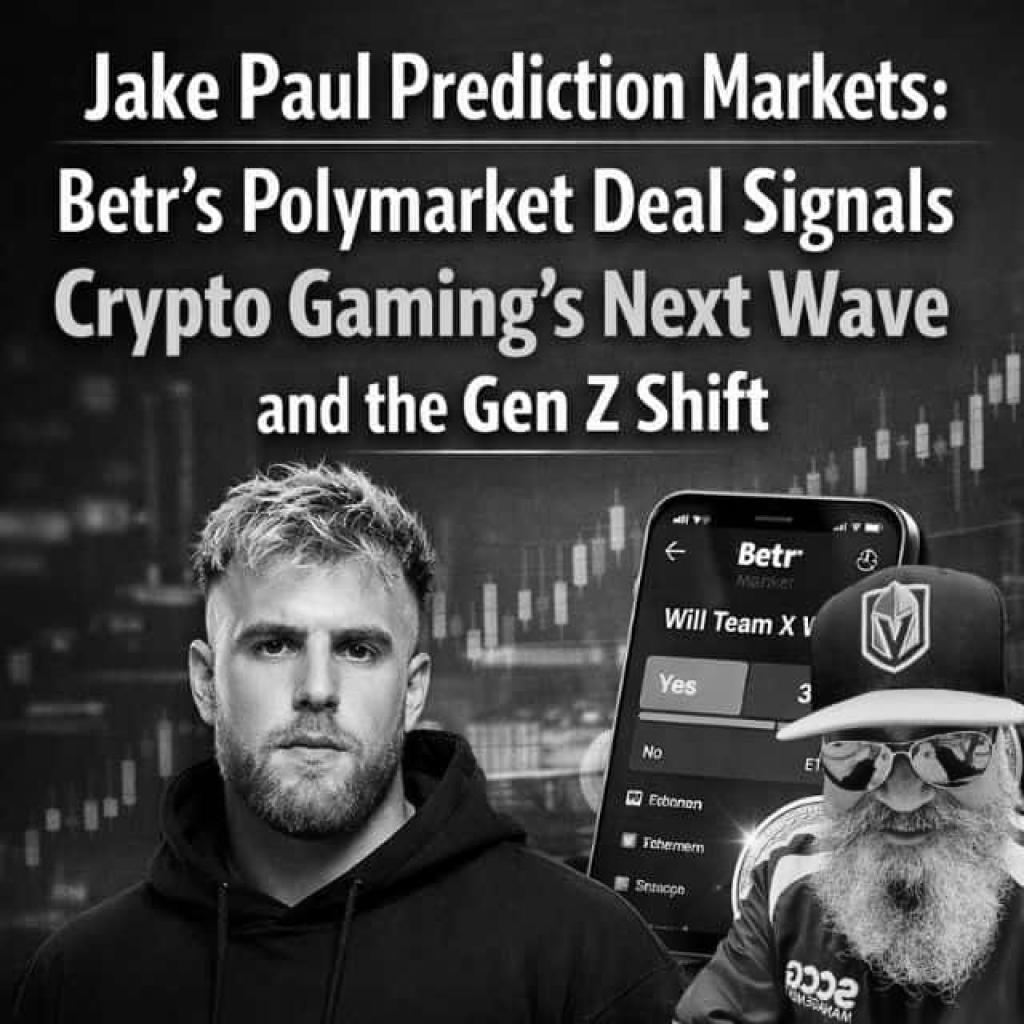 Jake Paul Prediction Markets: Betr’s Polymarket Deal Signals Crypto Gaming’s Next Wave And The Gen Z Shift