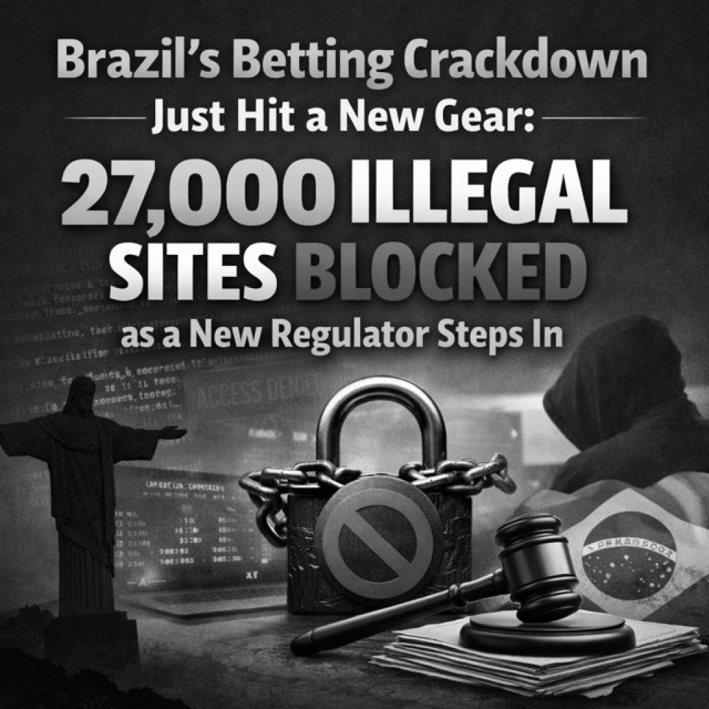 Brazil’s Betting Crackdown Just Hit A New Gear: 27,000 Illegal Sites Blocked As A New Regulator Steps In