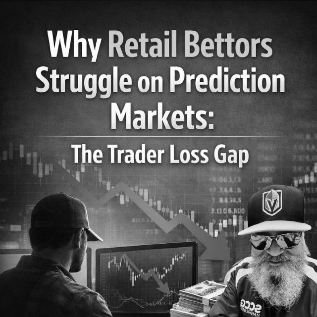 Why Retail Bettors Struggle On Prediction Markets: The Trader Loss Gap
