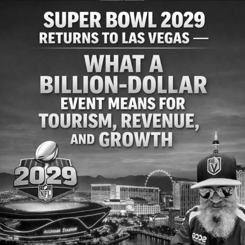 Super Bowl 2029 Returns To Las Vegas — What A Billion-Dollar Event Means For Tourism, Revenue, And Growth