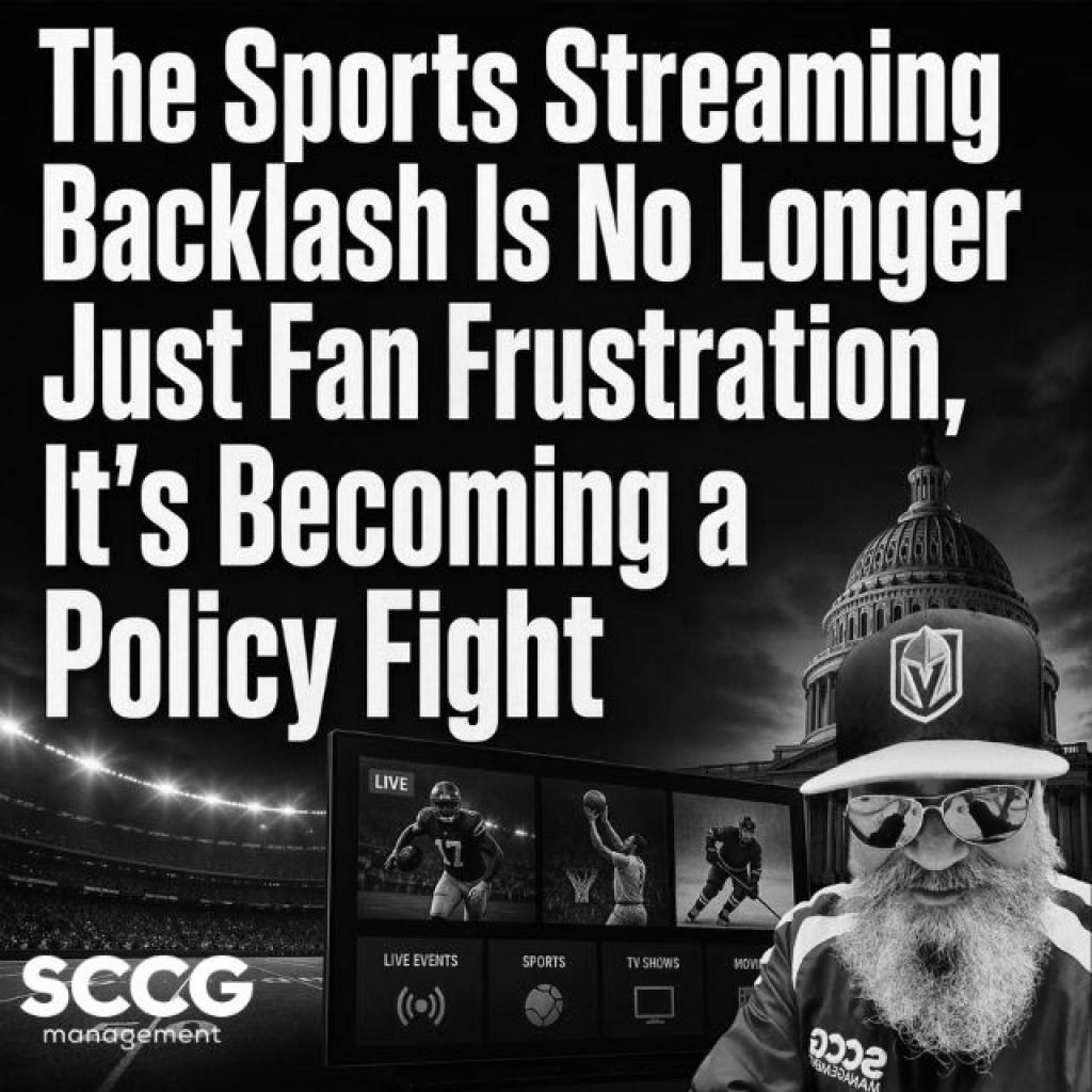 The Sports Streaming Backlash Is No Longer Just Fan Frustration, It’s Becoming A Policy Fight