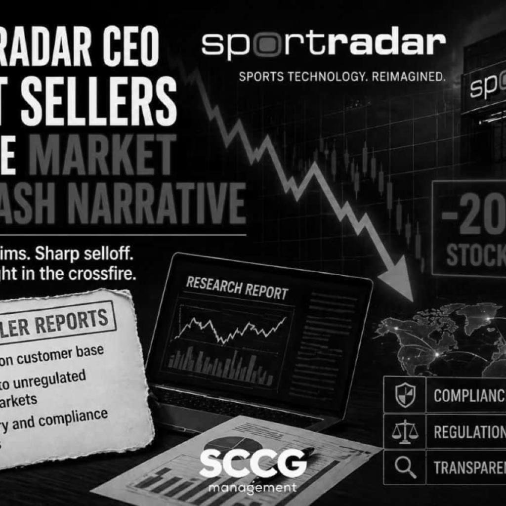 Sportradar CEO Short Sellers And The Market Backlash Narrative: Inside The Growing Investor Tension Around Sportradar
