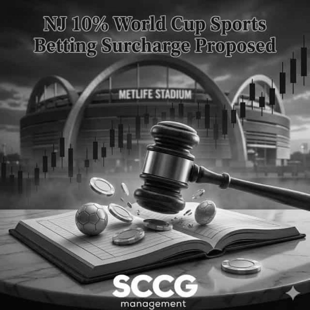 New Jersey 10% World Cup Sports Betting Surcharge Proposed