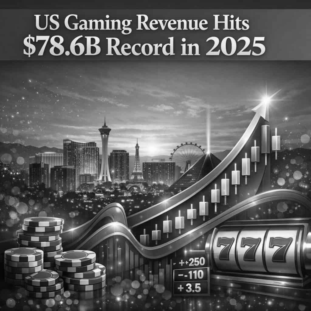 US Gaming Revenue Hits $78.6B Record In 2025