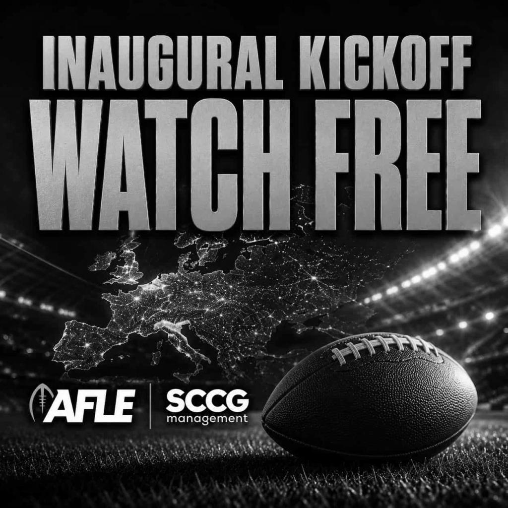 American Football League Europe Inaugural Season Kicks Off This Weekend. Watch Free, Courtesy Of SCCG.