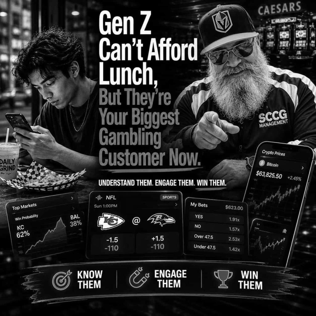 Gen Z Can't Afford Lunch, But They're Your Biggest Gambling Customer Now