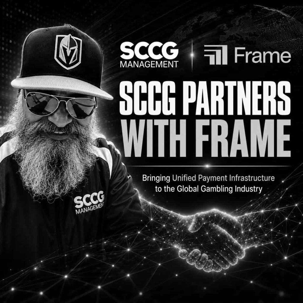 SCCG Management Partners With Frame To Bring Unified Payment Infrastructure To The Global Gambling Industry