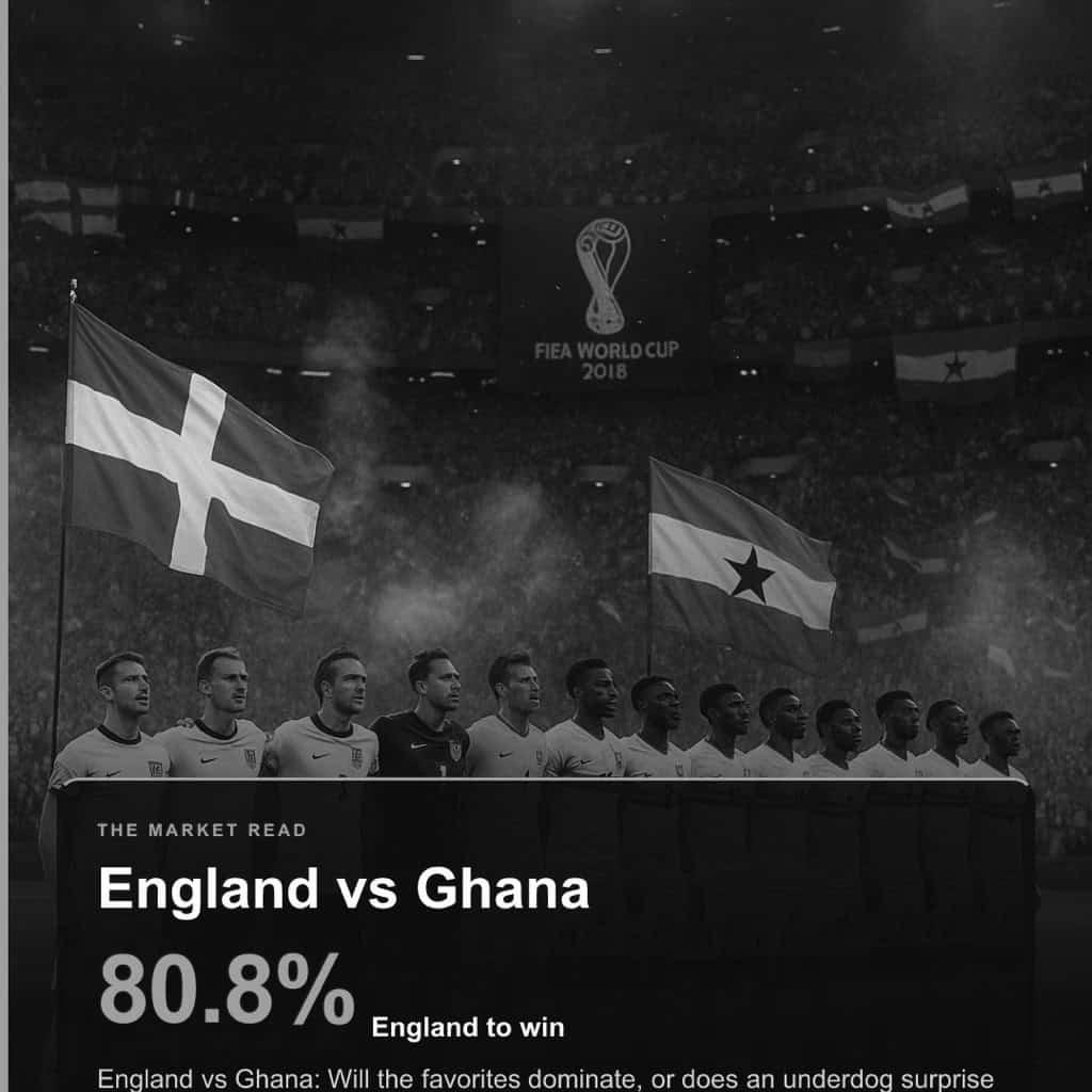 England Vs. Ghana: A Quiet Edge Read The Market Agrees On