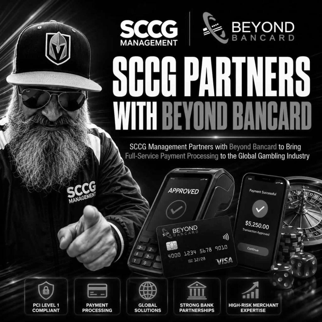 SCCG Management Partners With Beyond Bancard To Bring Full-Service Payment Processing To The Global Gambling Industry