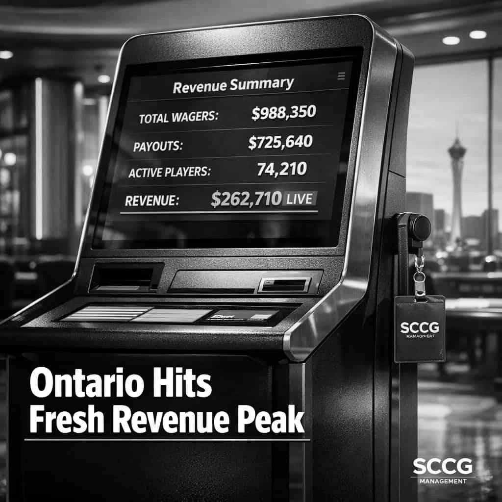 Ontario Online Casinos Hit CA$326.4 Million Record In May