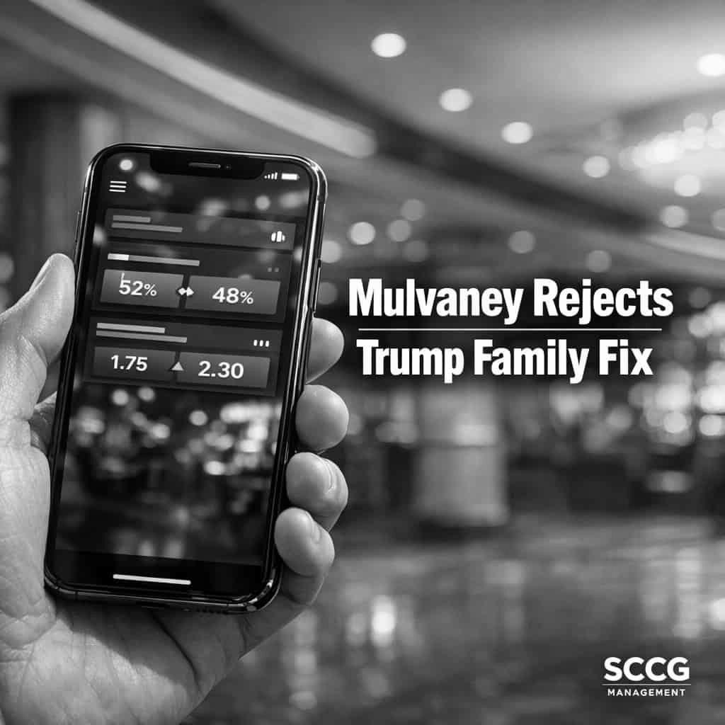 Mulvaney Warns Prediction Market Backers: Trump Family Ties Do Not Equal Automatic Support