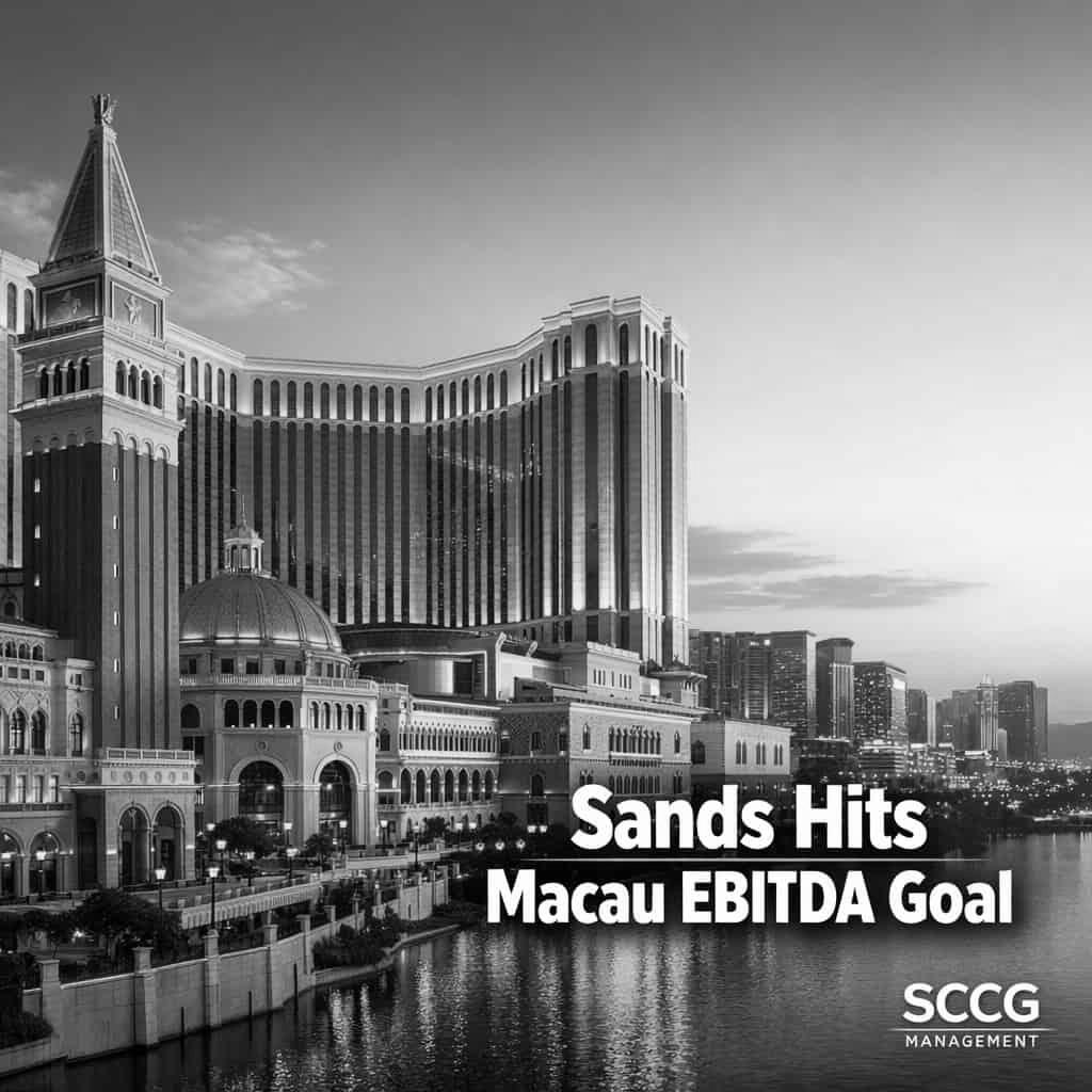 Las Vegas Sands Affirms US$700 Million Quarterly EBITDA Target For Macau