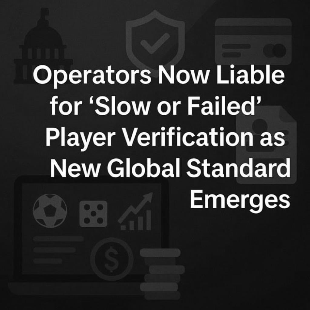 Regulators Crack Down: Operators Now Liable For “Slow Or Failed” Player Verification As A New U.S. Standard Emerges